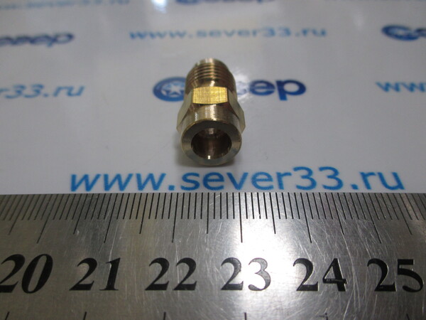 Соединитель латунь под пайку 14 1