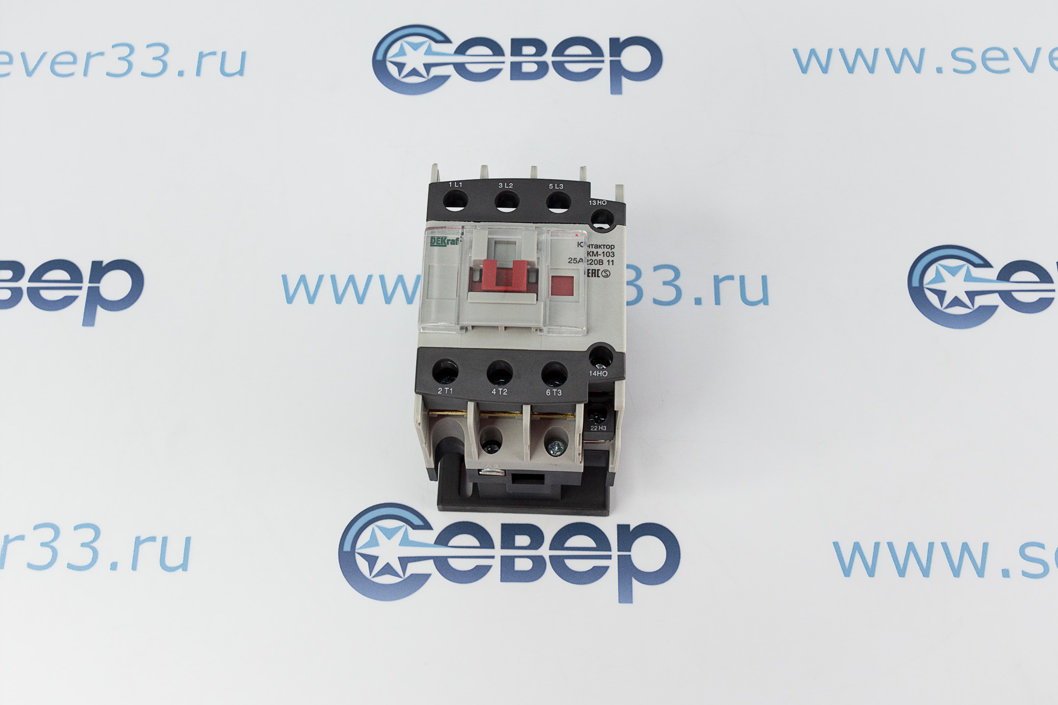 Контактор DEKraft 25A 1НО+1НЗ KM-103_1