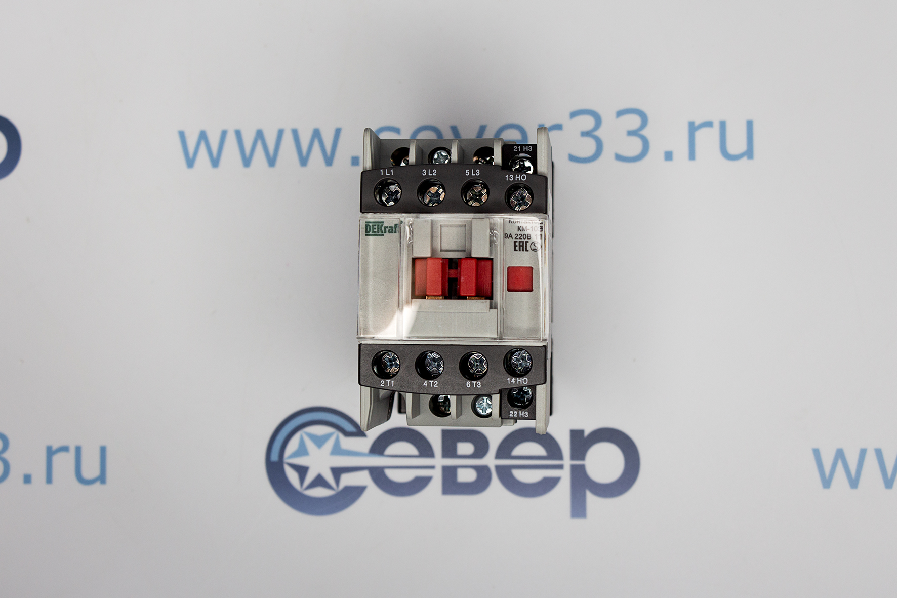 Контактор DEKraft 9A 1НО+1НЗ KM-103_2
