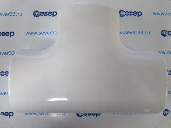 Тройник накладной 90 град. для РКК-74х55 (белый)