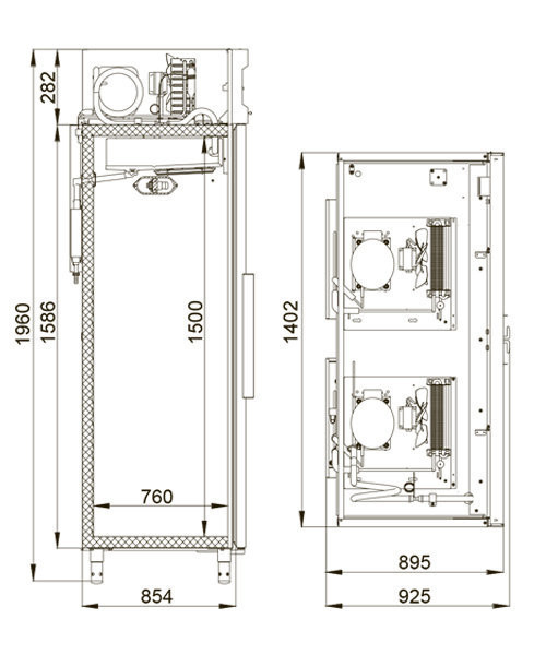 Шкаф холодильный Polair CM114-S_9