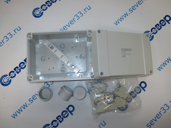 Коробка клеммная 5-полюсная 2.5-16 кв.мм 125х167х82 IP55IP65 серая (K 9105)3