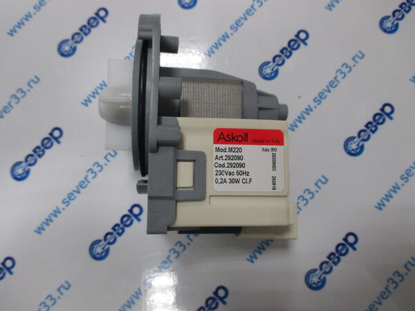 Насос ASKOLL 30W (без улит. на защел. 3шт , клеммы вместе1
