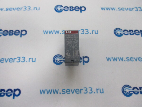 Реле промежуточное CR-P230AC2 8А 230В 2ПК CR-P без индикации без розетки 1