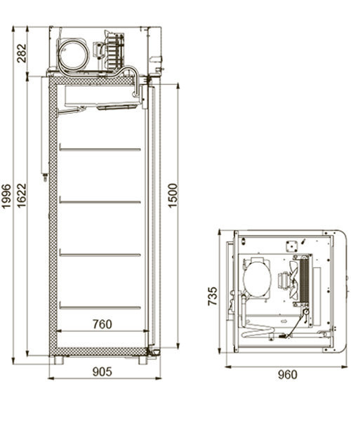 Шкаф холодильный Polair CB107-Sm_5