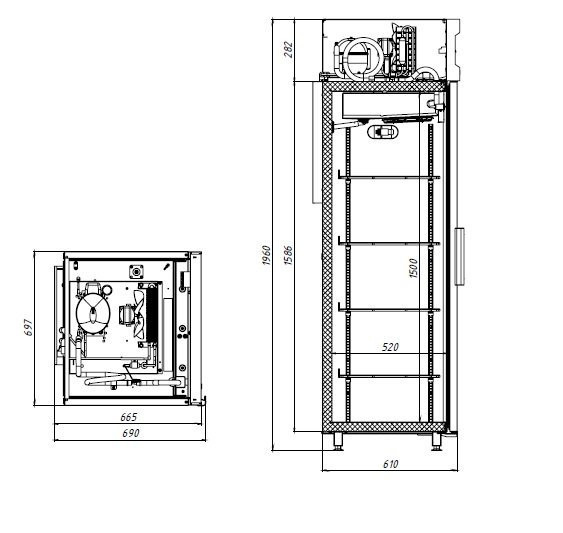 Polair ШХФ-0,5 с 4 корзинами