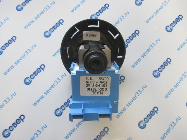 Насос PLASET 30W 8 защелок клеммы назад раздельно 72710, 1600025, AV5409 PMP101UN 2