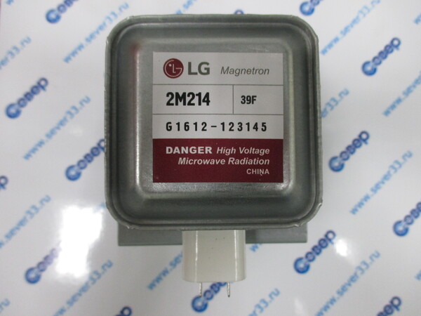 Магнетрон 2M214-39F 2B71732G LG 6 пл. перпенд.