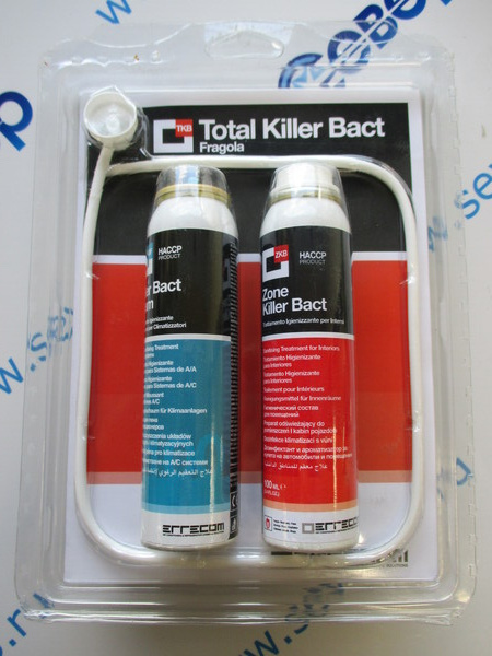 Набор очищаюших средств TotalKillerBact пена 100 мл (клубника)