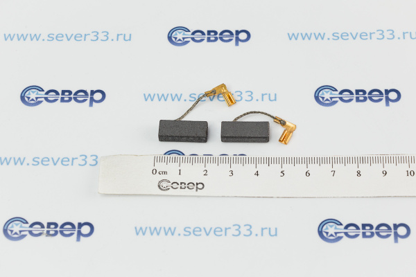 Электроугольная щетка (2шт), Bosch (перфоратор GBH 2-26), 5x8x19мм, проводник клемма (541)_4
