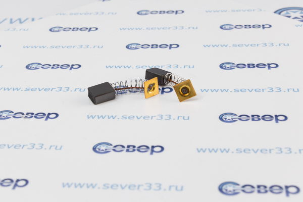 Электроугольная щетка (2шт), Интерскол (дрель ДУ 1050), 6x10x13мм, квадратный проводник (560)_2