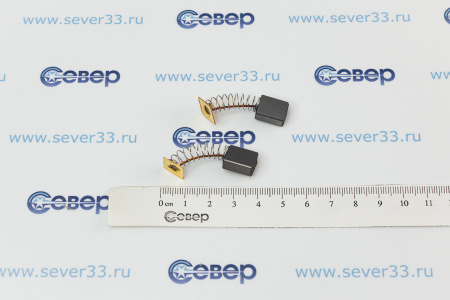 Электроугольная щетка (2шт), "Интерскол" (дрель ДУ 1050), 6x10x13мм, квадратный проводник (560) | Продажа, монтаж и обслуживание холодильного оборудования | Север33