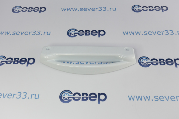 Ручка Позис Vega вертикальная белая с заглушками_2