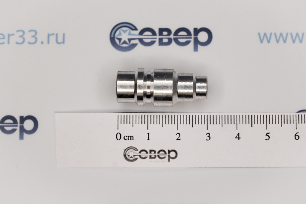 Штуцер алюминиевый заправочный порт низкого давления LP R134-a_1