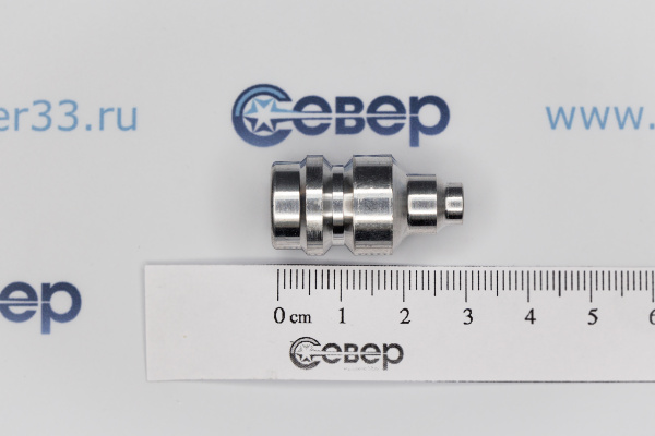 Штуцер алюминиевый заправочный порт высокого давления HP R134-a_2