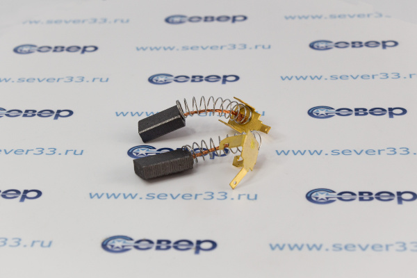 Электроугольная щетка (2шт), Интерскол (дрель ДУ 13810), 51016мм, сложный проводник (583)_2