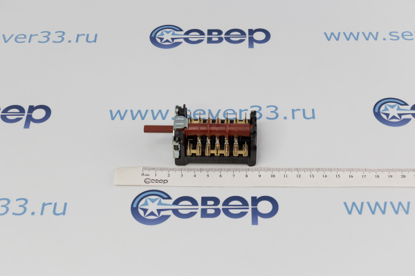 Переключатель плиты 263900055, 850511K GOTTAK 7LA 5 поз. 23mm 16(4)A 250V, 10(2)A 400V CO_2