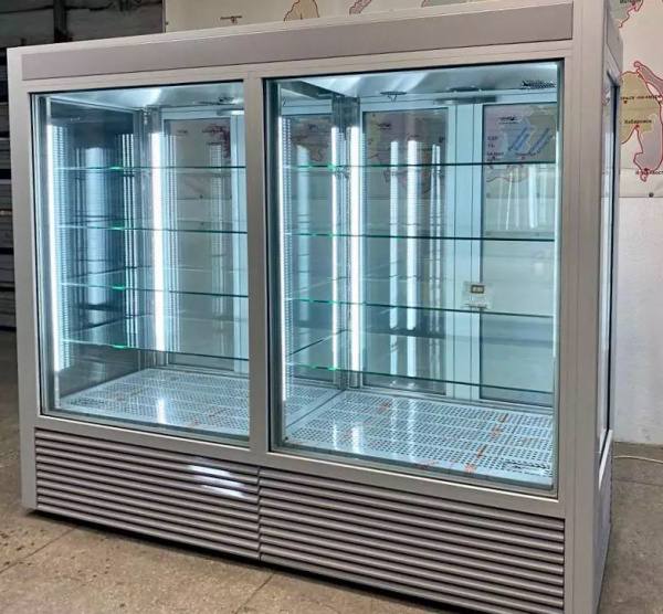 Шкаф-витрина Glacier Исполин двухкамерный_5