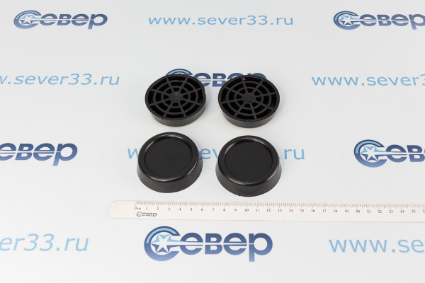 Антивибрационные подставки Ozone CMA-14В, черные круглые_3