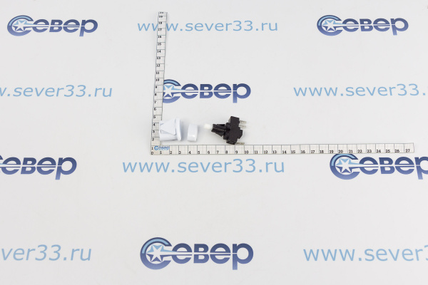 Кнопка розжига GEFEST, DARINA ПКН-506-111, овал (белая)_2