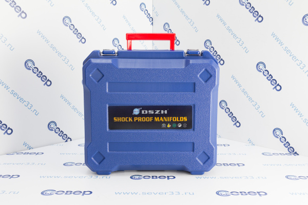 Коллектор манометрический в кейсе DSZH WK-P3603S R22, R404, R134, R410 со шланг._1
