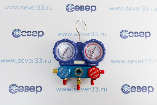 Коллектор манометрический в кейсе DSZH WK-P3603S R22, R404, R134, R410 со шланг._3