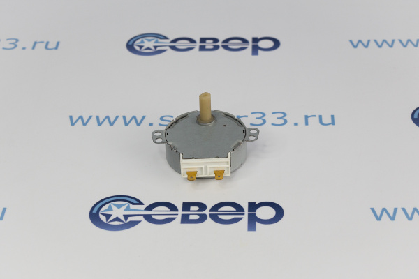 Мотор вращения тарелки СВЧ 4W 56rpm 220V 49TYZ-A2 высота вала 17мм_2