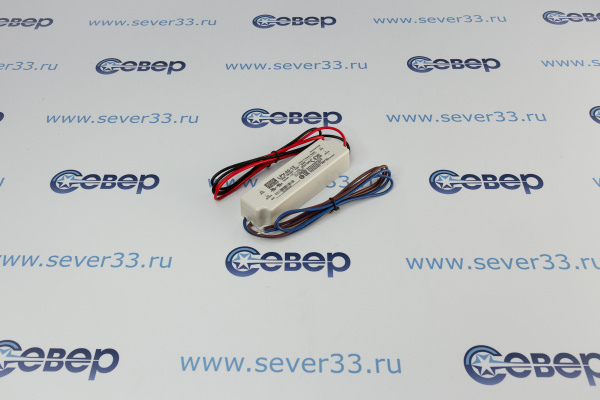 Блок питания для светодиодного освещения 12В,1.67А,20Вт,IP67, LPV-20-12, ACDC LED_2