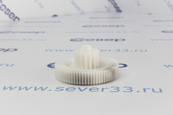 Шестерня для мясорубки Polaris, Scarlett D=7629, H=3714, d=8мм, 15 и 75 прямых зубьев_2