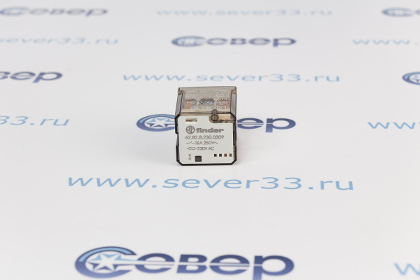 Реле силовое ,2НО контакта, зазор 3мм 16А (~ 230В AC) подключение через Faston, без мон_3