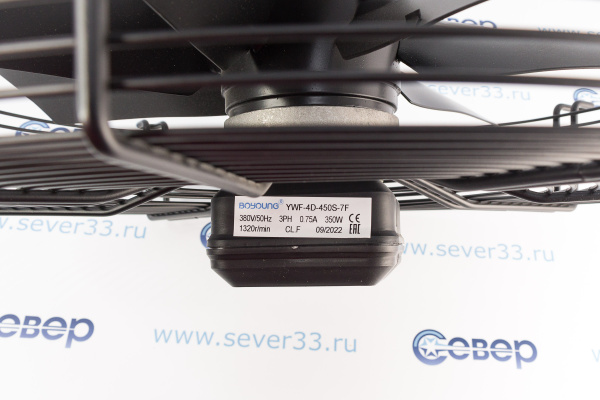 Вентилятор YWF 4D-450 S (380 В) всасывающий_3