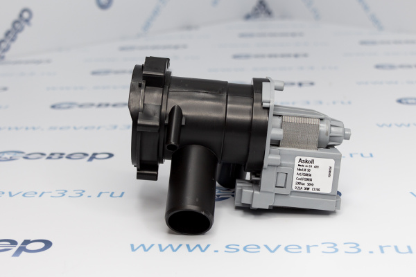 Насос BOSCH с улиткой 82012007 141896 141874 ( 4 защелки,фишка в перед)РМР018ВО 30W красный_3e