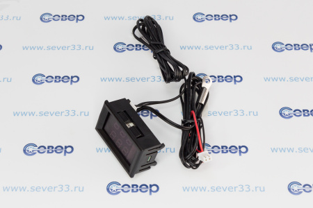 Термометр цифровой с двумя датчиками, крепление под винт М4, красно-синий | Продажа, монтаж и обслуживание холодильного оборудования | Север33