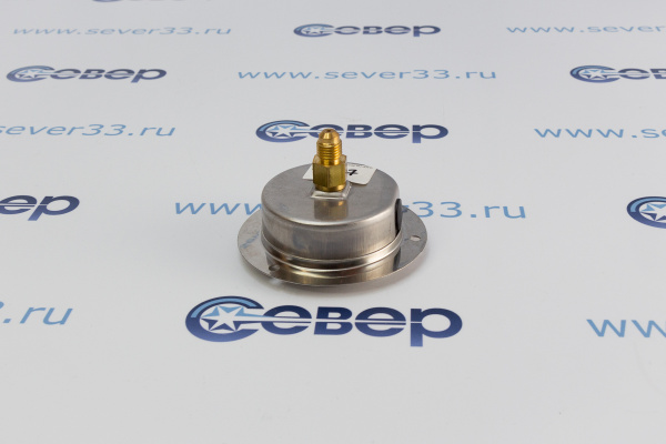 Манометр высокого давления с глицерином MG6F38 кр. диск спереди,¼ SAE-сзади_3