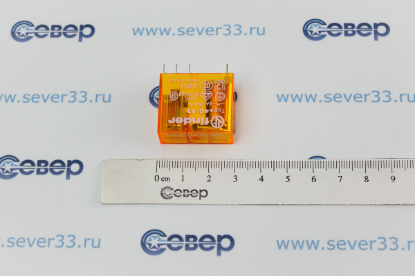 Реле миниатюрное PCB выводы с шагом 5мм 2 гр конт 8А кат. 220В24В_4