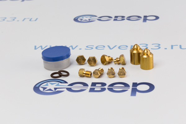 Комплект жиклёров (прир.газ) газовой плиты Дарина мод. GM 141, GM 241, GM 341, без термостата_2