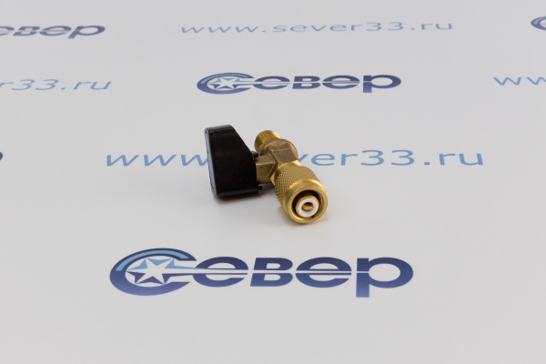Переходник с R410 на R410 прямой с краном Value_3