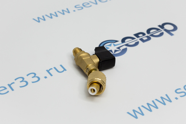 Переходник с R22 на R410 угловой с краном Value_3ed