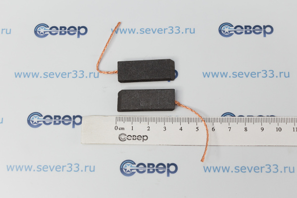 Щетки угольные для эл. двиг. (к-т) сэндвич 5x13.5x35 мм провод центр_3