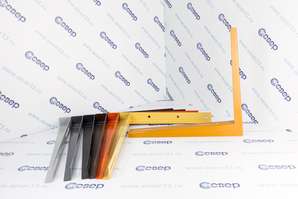 Кронштейн 415х450 2,0 коричневый (RAL 8001)_2