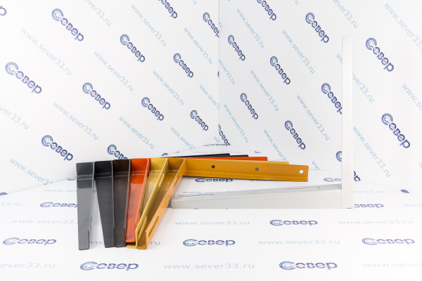 Кронштейн 415х450 2,0 серебристый (RAL 9006)_2