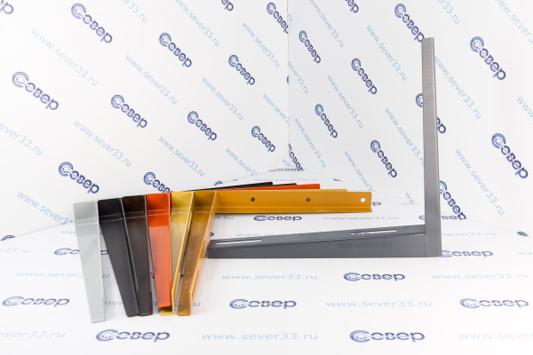 Кронштейн 415х450 2,0 серый (RAL 7024)_2