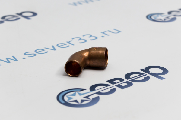 Отвод медный 15 мм 90 гр._2ed