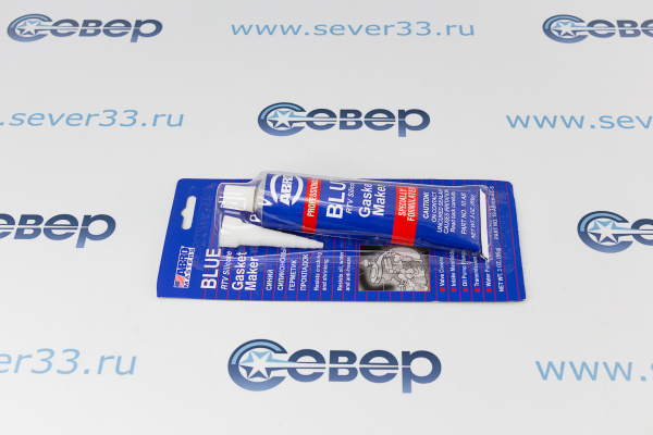Герметик силиконовый 85гр ABRO, синий_1