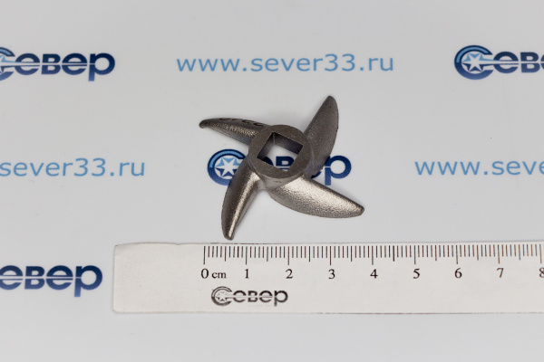 Нож для отечественных мясорубок (Помощница, Аксион, Бриз, Ротеп и др.) MRZ004_2