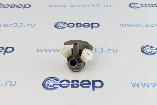 Редуктор мясорубки Bosch Siemens+ 2 шестерни.(пластиковый шток) 611988_2_4