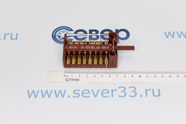 Переключатель плиты Samsung DG34-00008A 880805, 88080511 GOTTAK 8 поз. 23mm 16A 250V, 10A 400V COK30_3