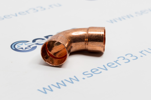 Отвод медный 28 мм 90 гр._2ed