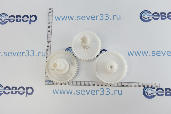 Шестеренка мясорубки VITEK Ø8222мм h70мм Ø8028,5мм h36мм Ø4618мм h33мм к-кт 3 шт_4