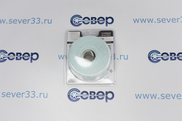 Лента бордюрная самоклеющаяся 38 мм x 3,35 м голубая (118) АККУРАТ_3